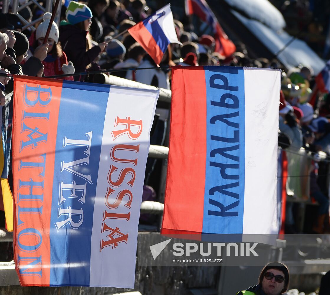Biathlon. 3rd stage of World Cup. Men. Pursuit