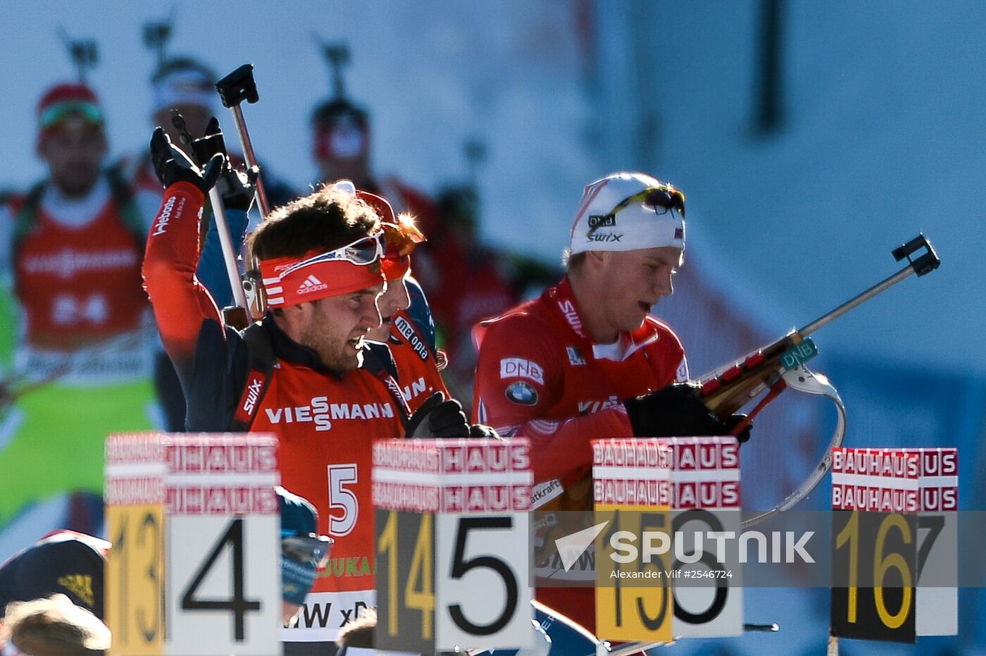 Biathlon. 3rd stage of World Cup. Men. Pursuit