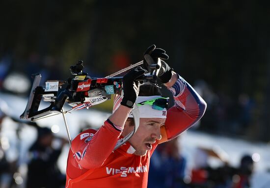 Biathlon. 3rd stage of World Cup. Men. Pursuit