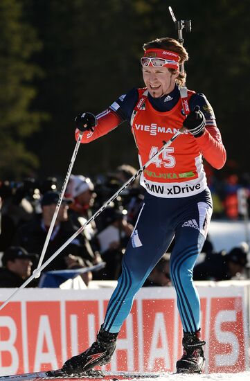Biathlon. 3rd stage of World Cup. Men. Pursuit