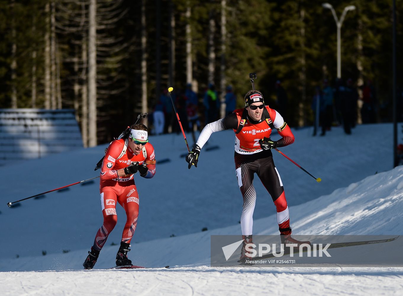 Biathlon. 3rd stage of World Cup. Men. Pursuit
