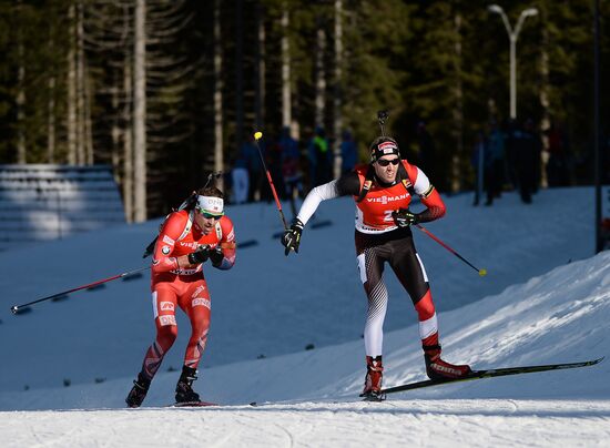 Biathlon. 3rd stage of World Cup. Men. Pursuit