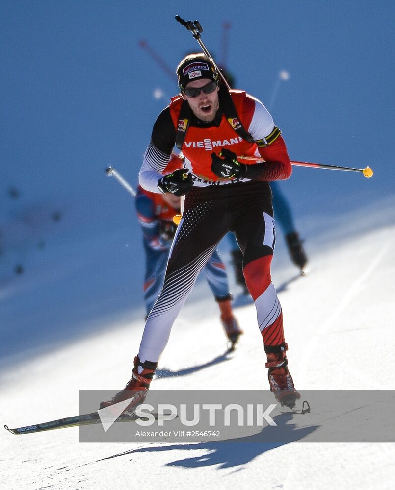 Biathlon. 3rd stage of World Cup. Men. Pursuit