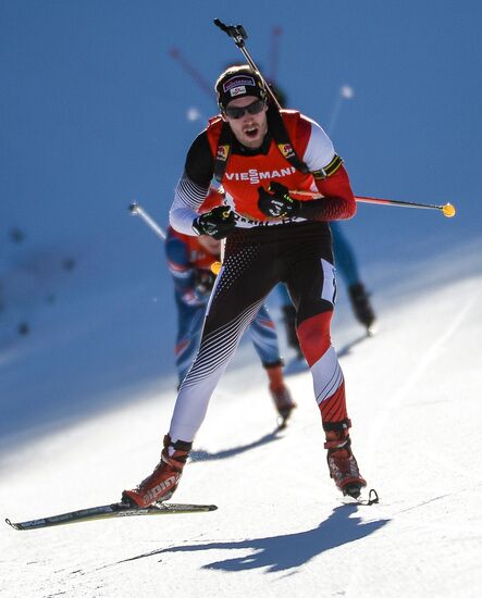 Biathlon. 3rd stage of World Cup. Men. Pursuit