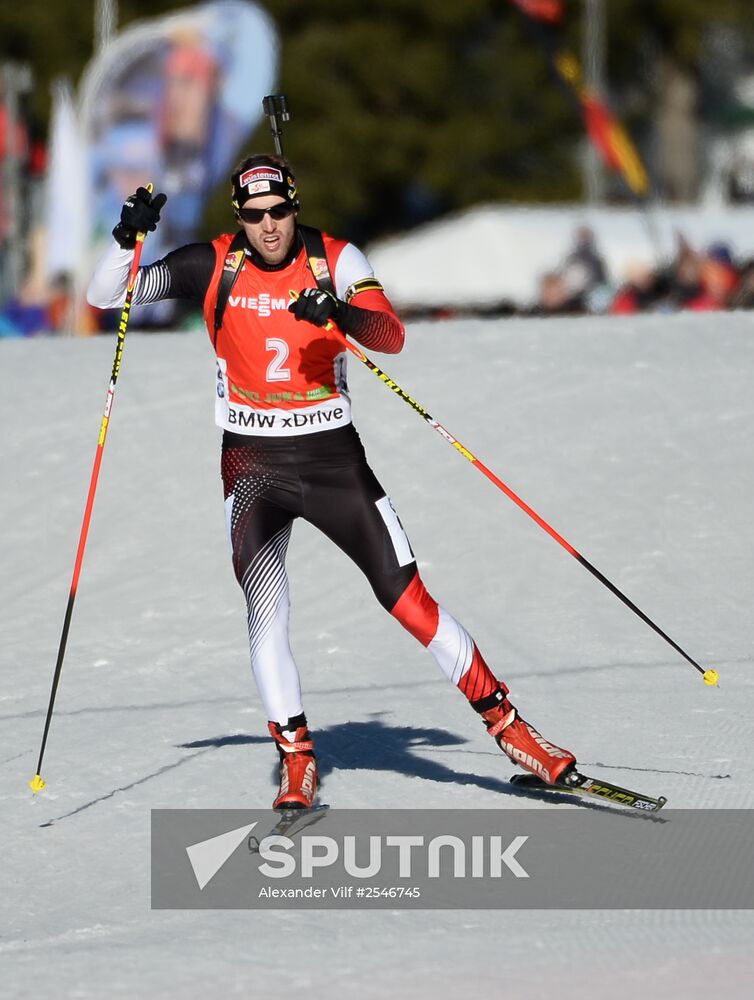 Biathlon. 3rd stage of World Cup. Men. Pursuit