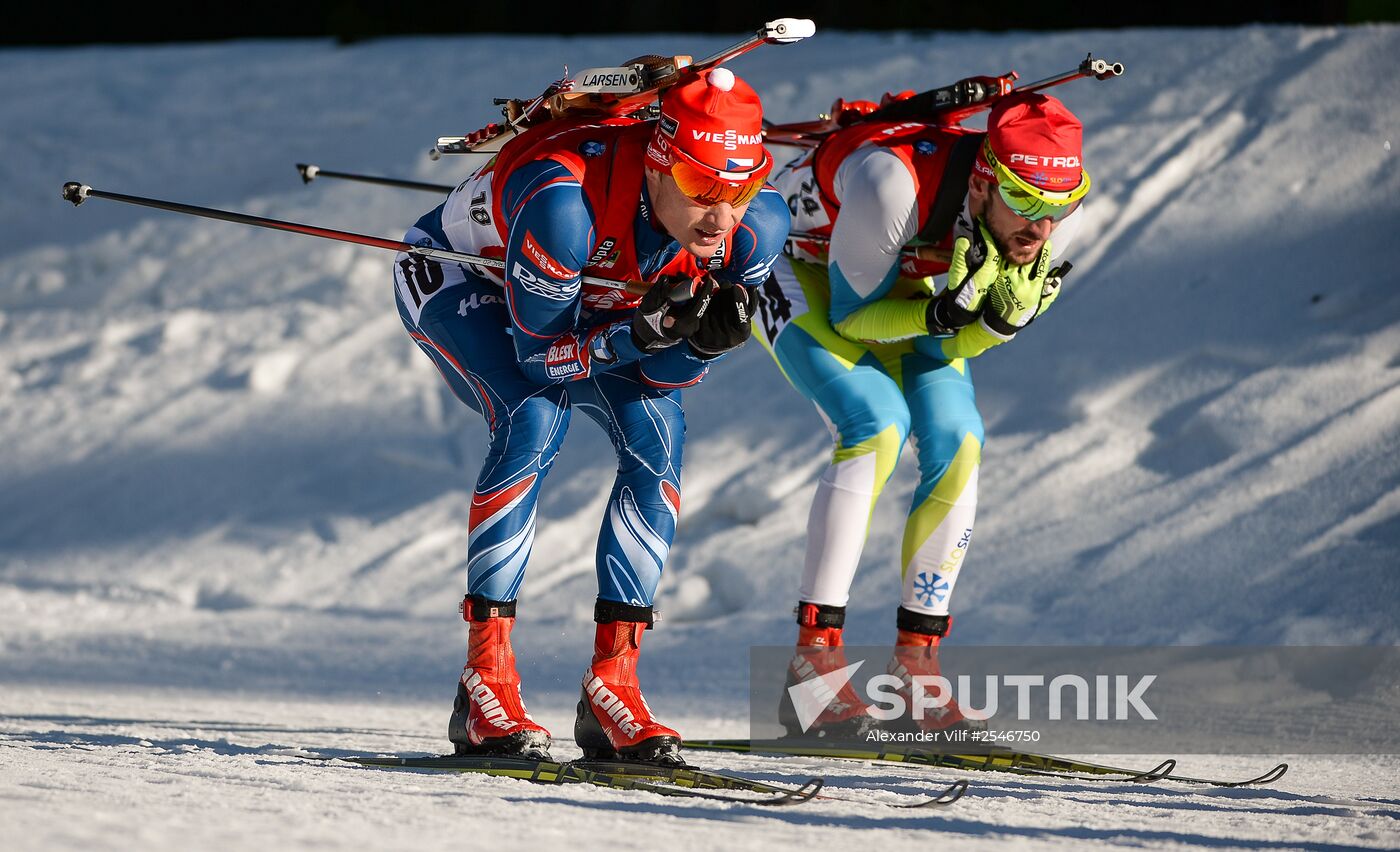 Biathlon. 3rd stage of World Cup. Men. Pursuit