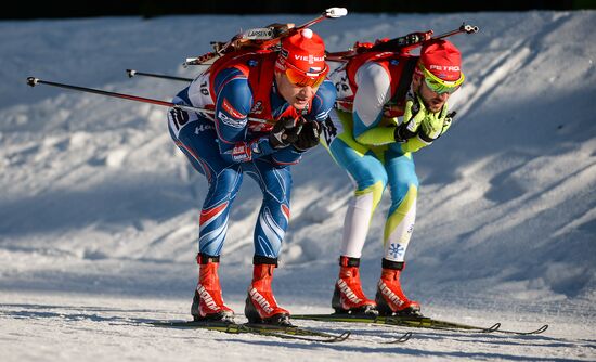 Biathlon. 3rd stage of World Cup. Men. Pursuit