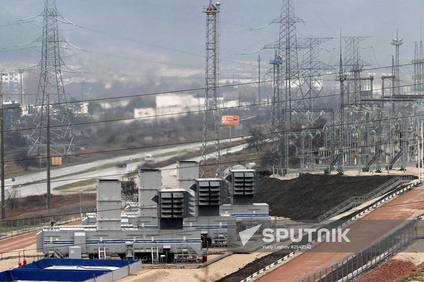 Mobile gas turbine power plants in Sevastopol