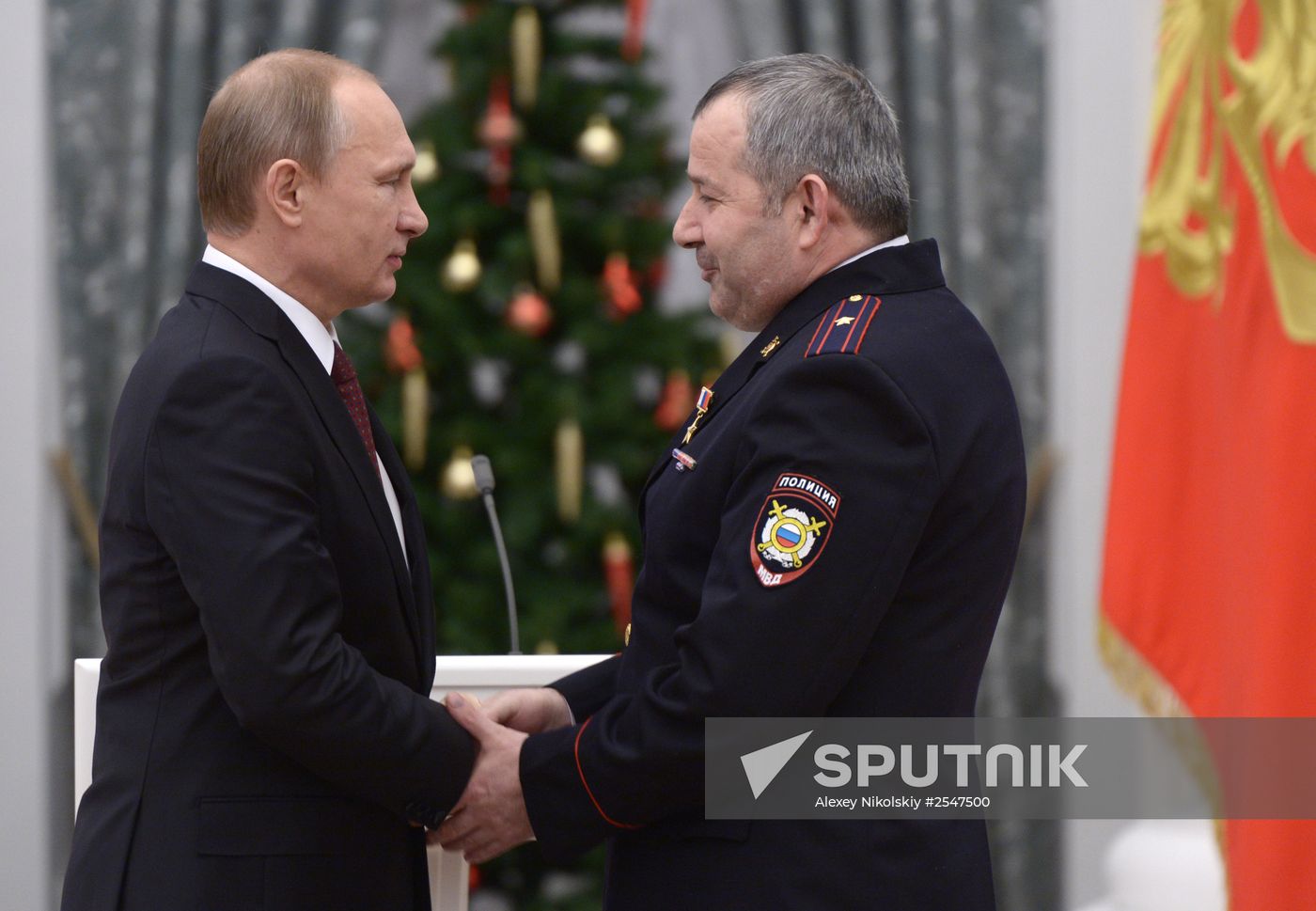 Vladimir Putin presents state awards in Kremlin