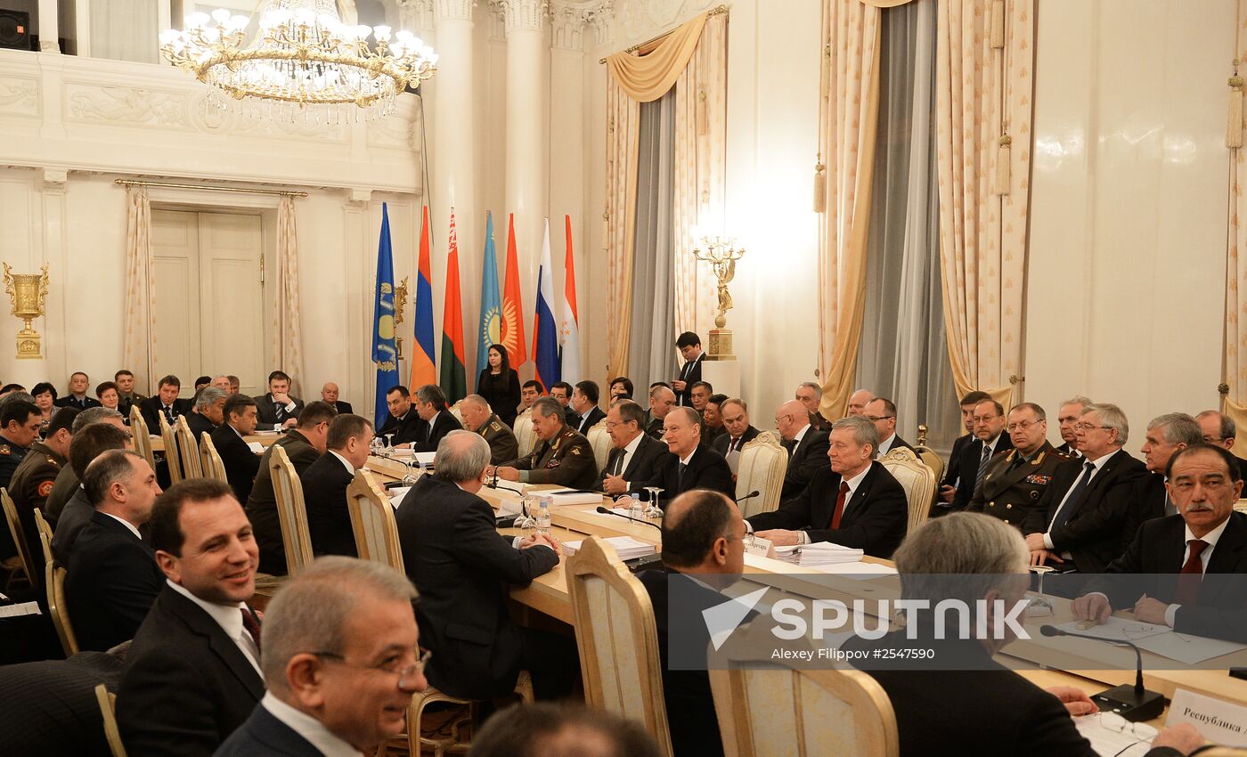 Meeting of CSTO Foreign Ministers Council, Defence Ministers Council and Committee of Security Council Secretaries