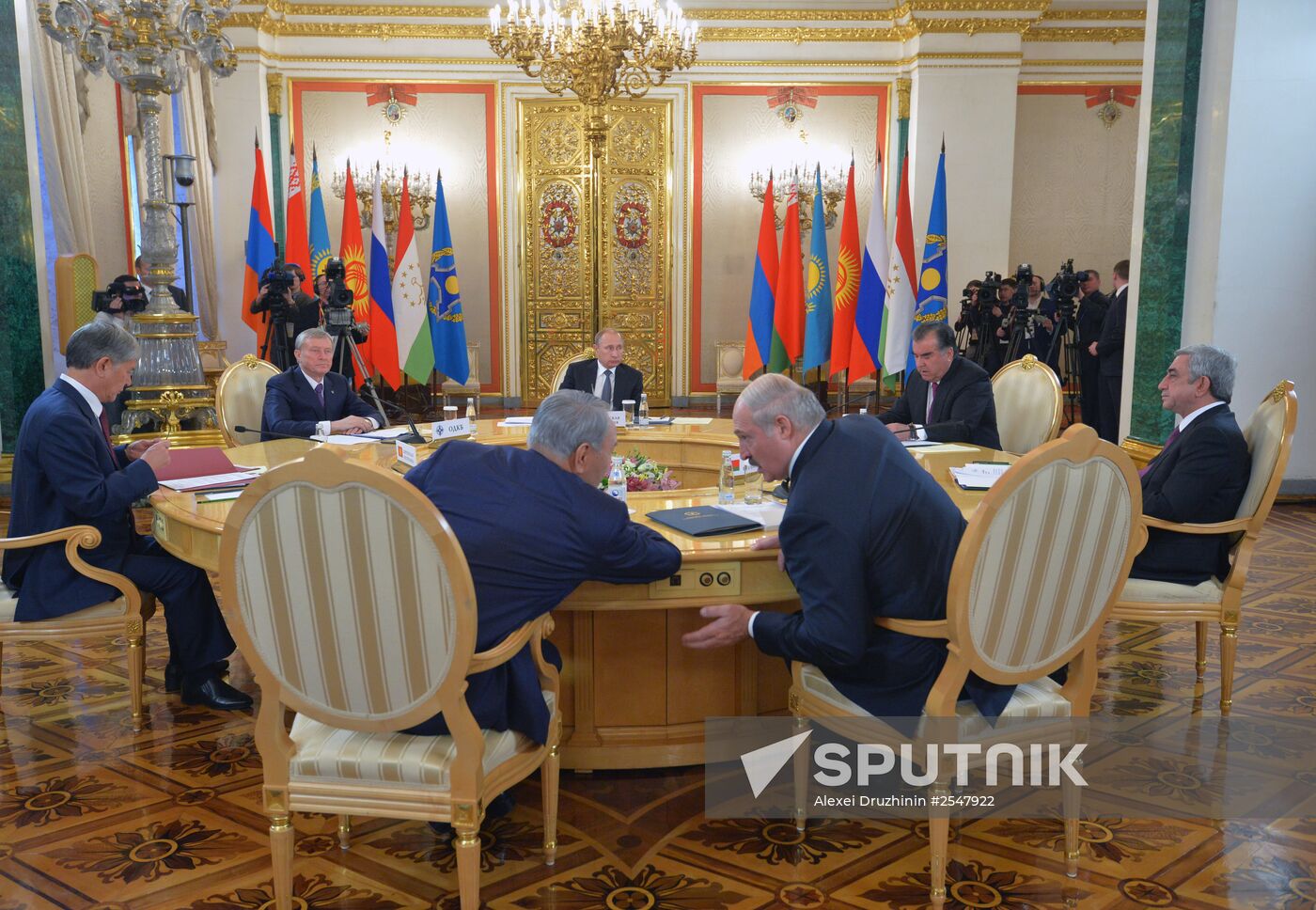 Vladimir Putin attends meetings of CSTO Collective Security Council and Supreme Eurasian Economic Council