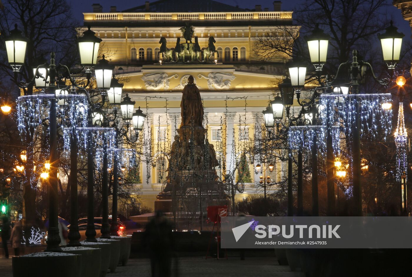St. Petersburg on the eve of New Year