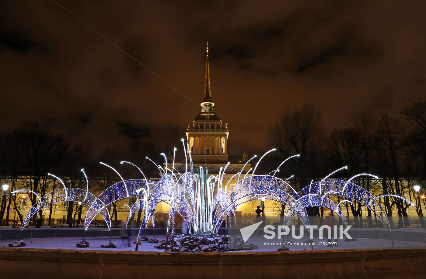 St. Petersburg on the eve of New Year