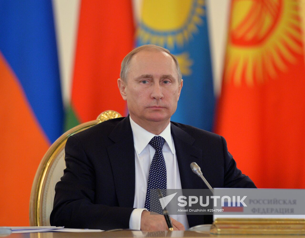 Vladimir Putin attends meetings of CSTO Collective Security Council and Supreme Eurasian Economic Council