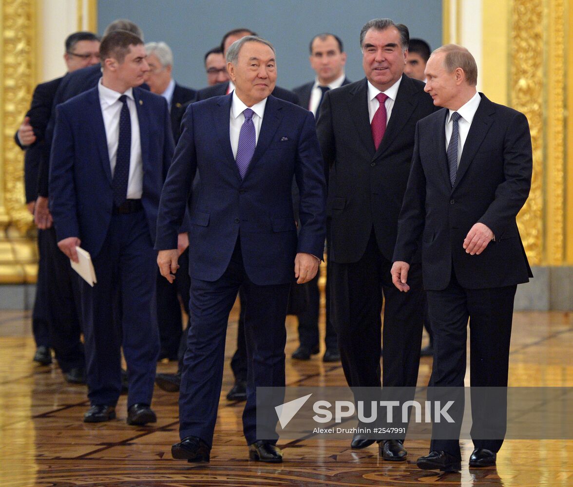 Vladimir Putin attends meetings of CSTO Collective Security Council and Supreme Eurasian Economic Council