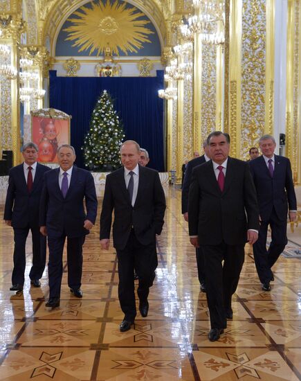 Vladimir Putin attends meetings of CSTO Collective Security Council and Supreme Eurasian Economic Council