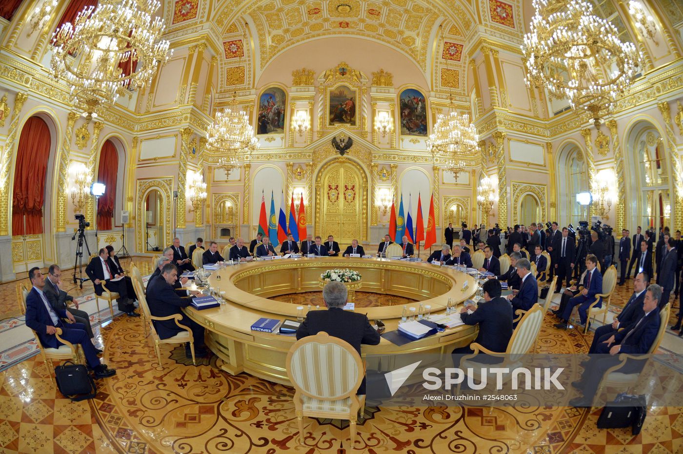 Vladimir Putin attends meetings of CSTO Collective Security Council and Supreme Eurasian Economic Council
