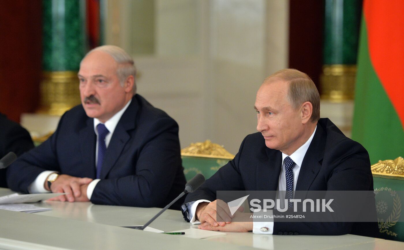 Vladimir Putin attends meetings of CSTO Collective Security Council and Supreme Eurasian Economic Council