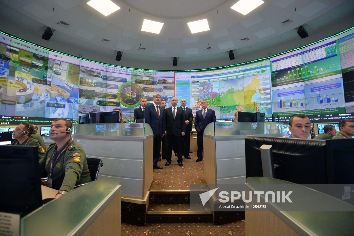 Heads of states - CSTO members visit National Defense Management Center