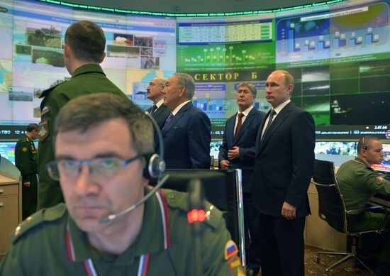 Heads of states - CSTO members visit National Defense Management Center