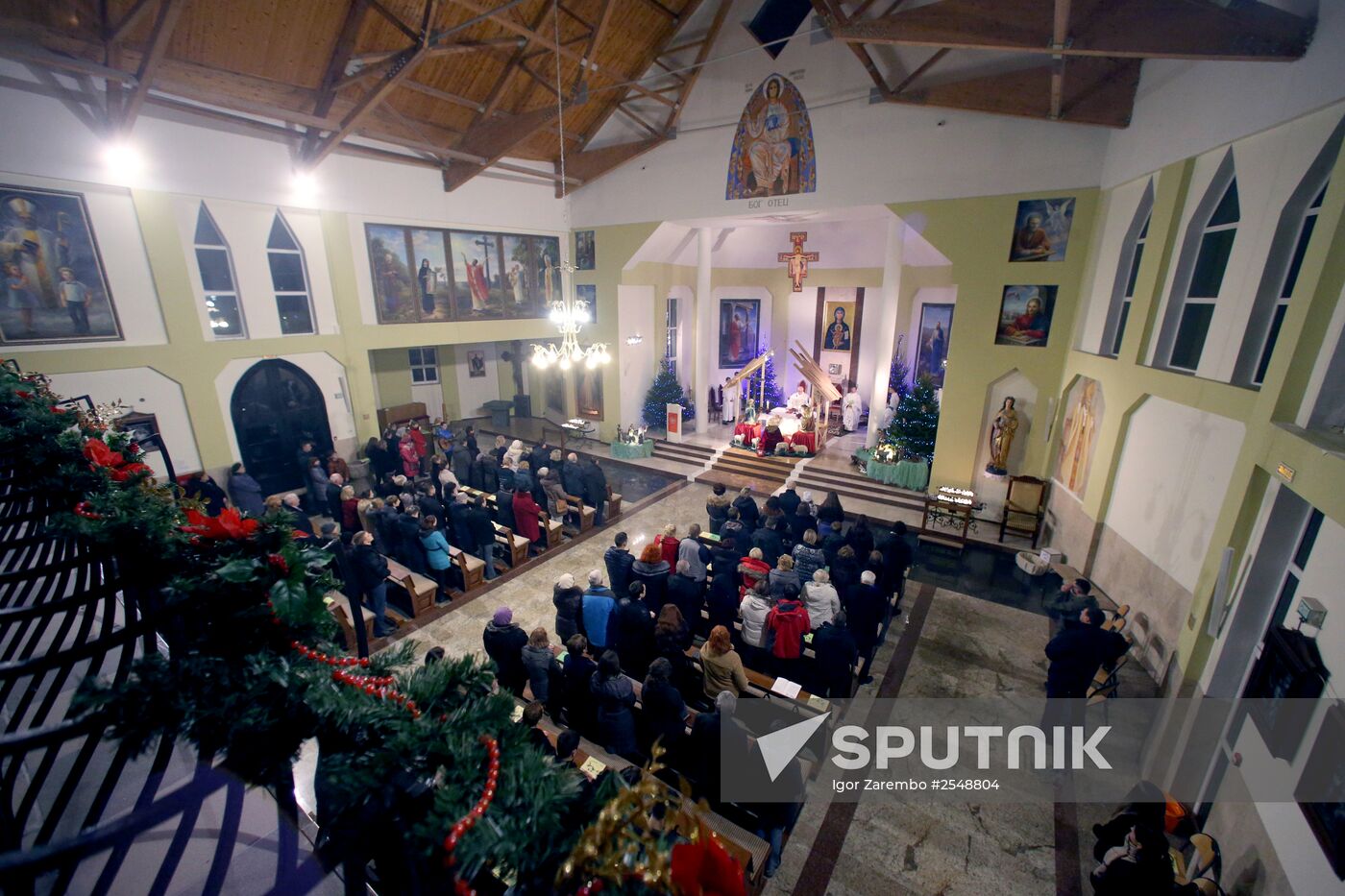 Celebrating Catholic Christmas in Kaliningrad