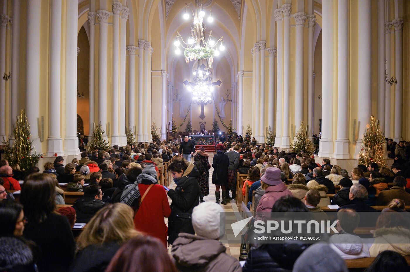 Celebrating Catholic Christmas in Moscow