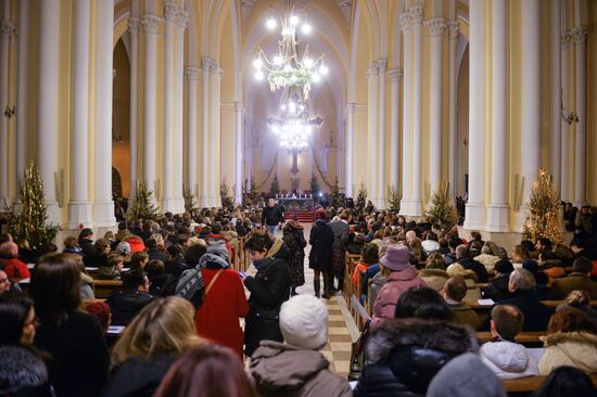 Celebrating Catholic Christmas in Moscow