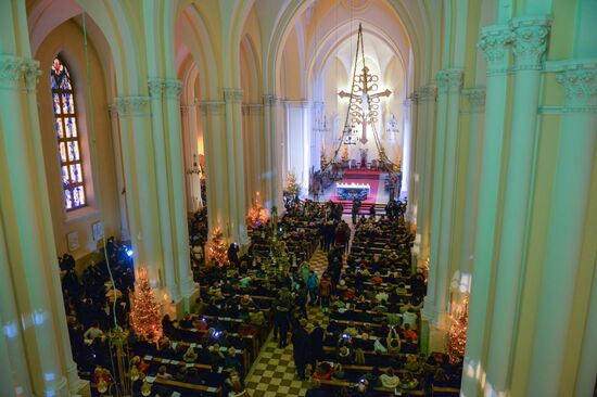 Celebrating Catholic Christmas in Moscow