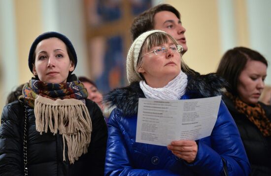 Celebrating Catholic Christmas in Moscow