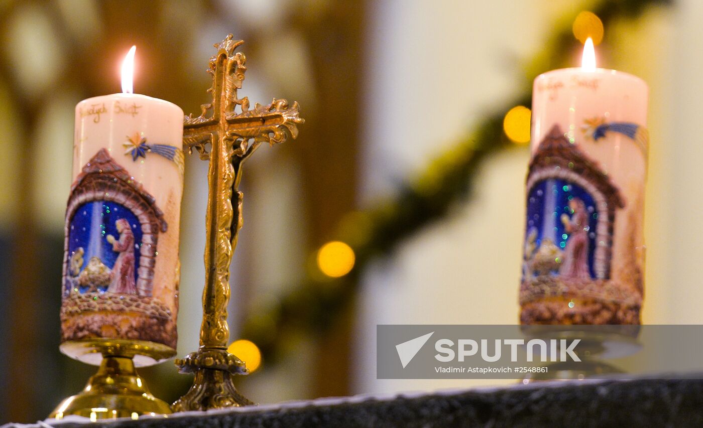 Celebrating Catholic Christmas in Moscow