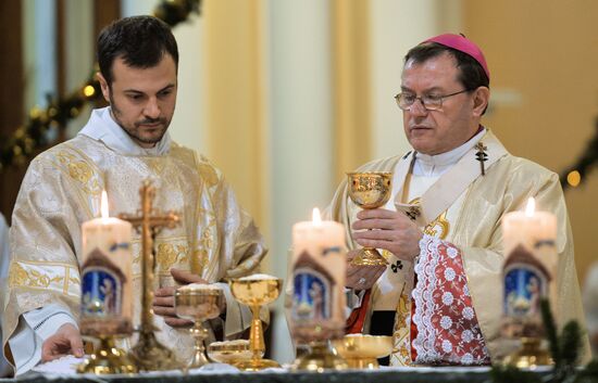 Celebrating Catholic Christmas in Moscow