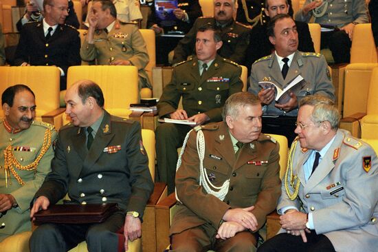 Meeting with foreign military attaches in State Duma