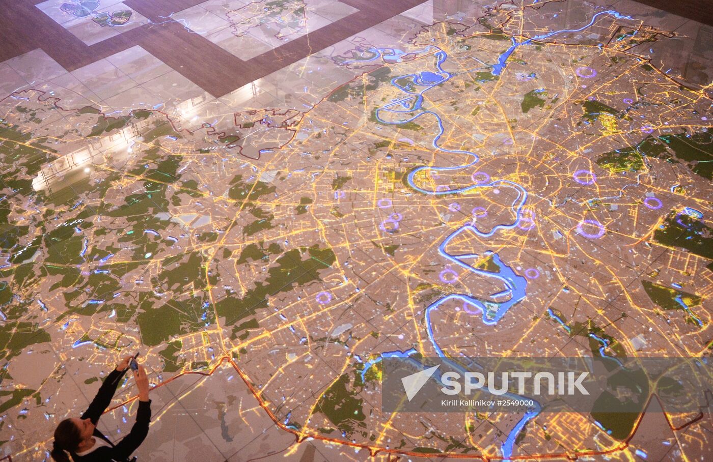 Opening of Interactive Moscow Map hall