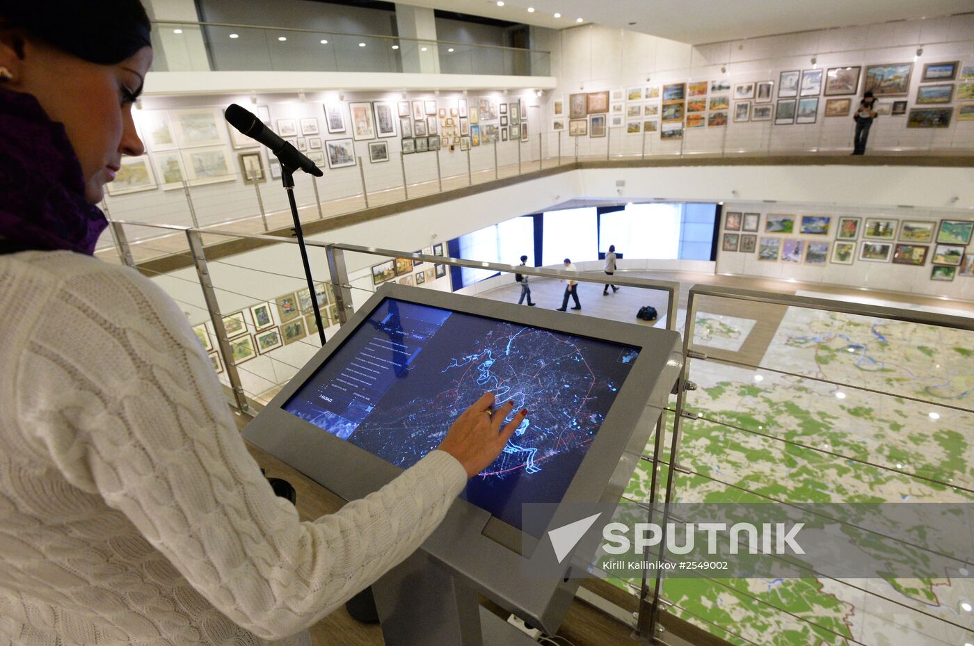 Opening of Interactive Moscow Map hall