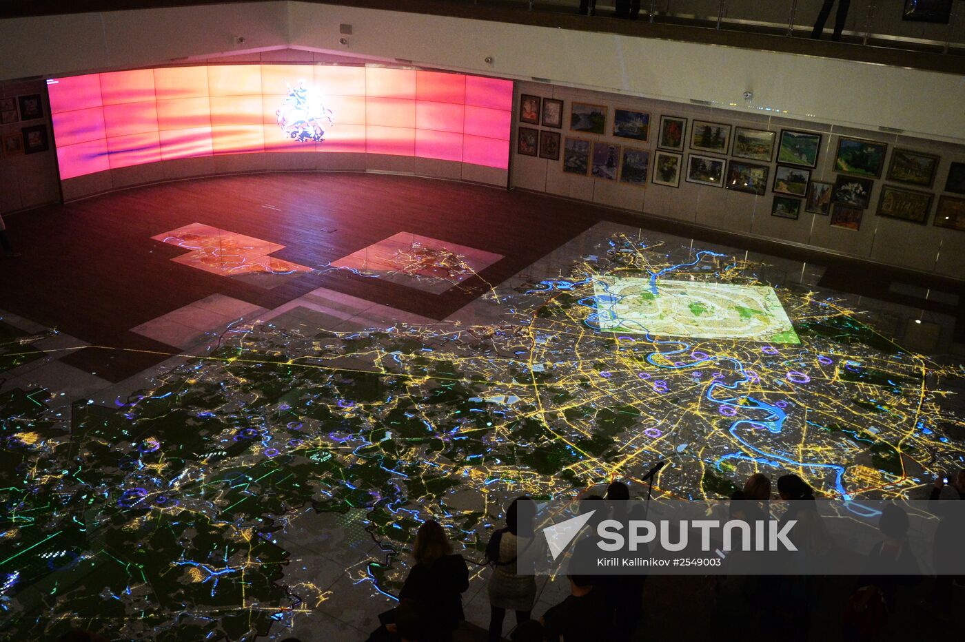 Opening of Interactive Moscow Map hall