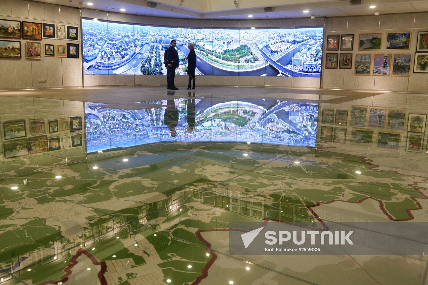 Opening of Interactive Moscow Map hall