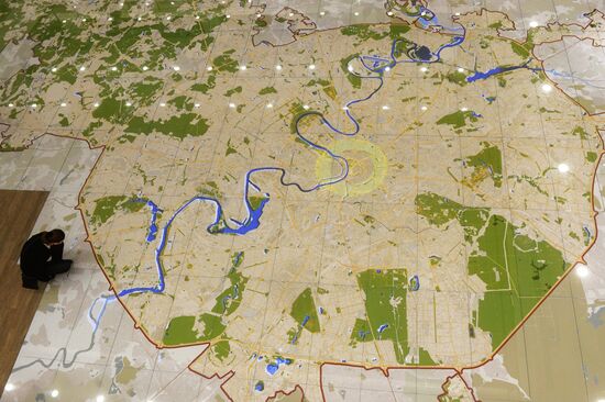 Opening of Interactive Moscow Map hall