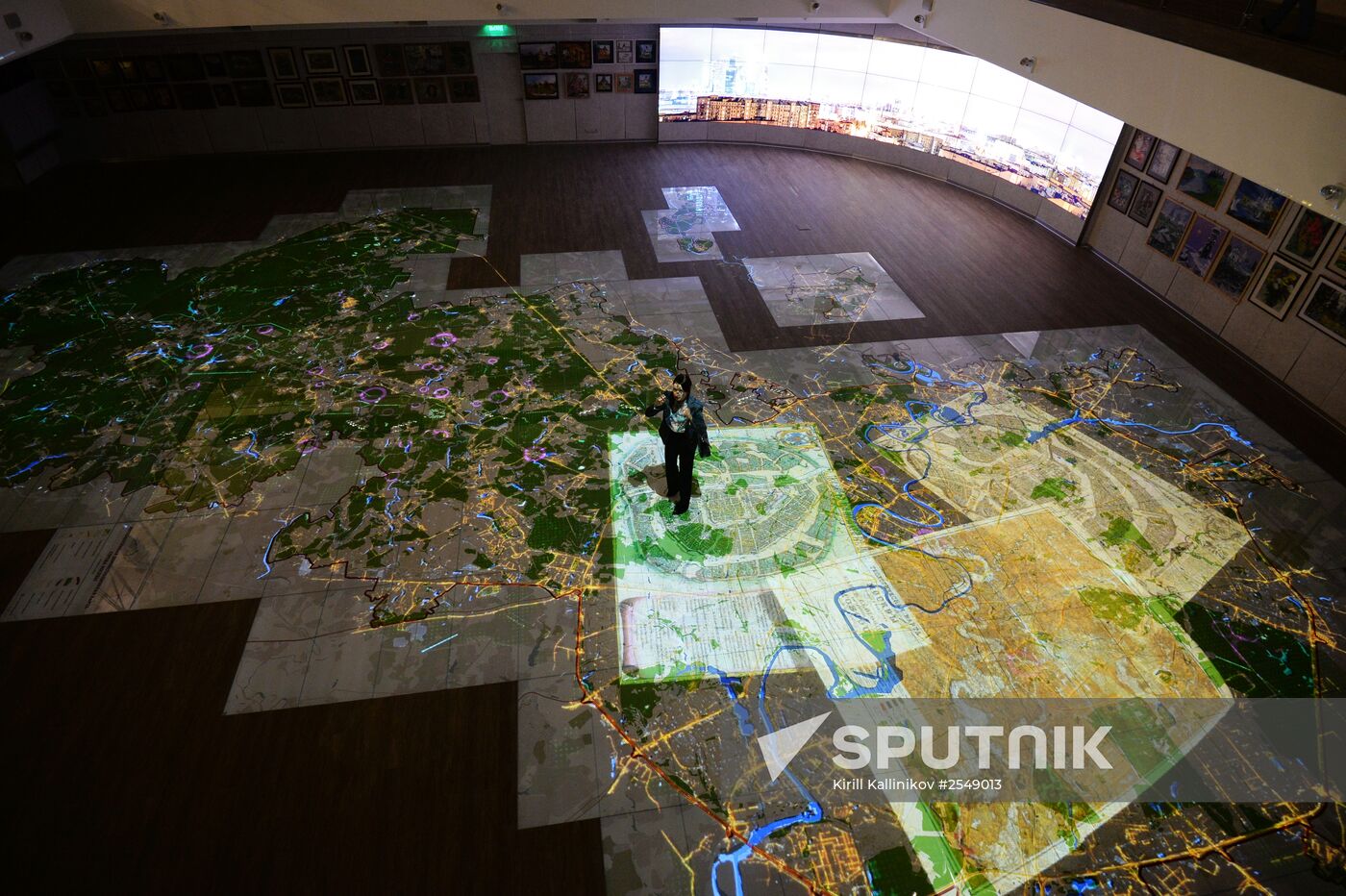 Opening of Interactive Moscow Map hall