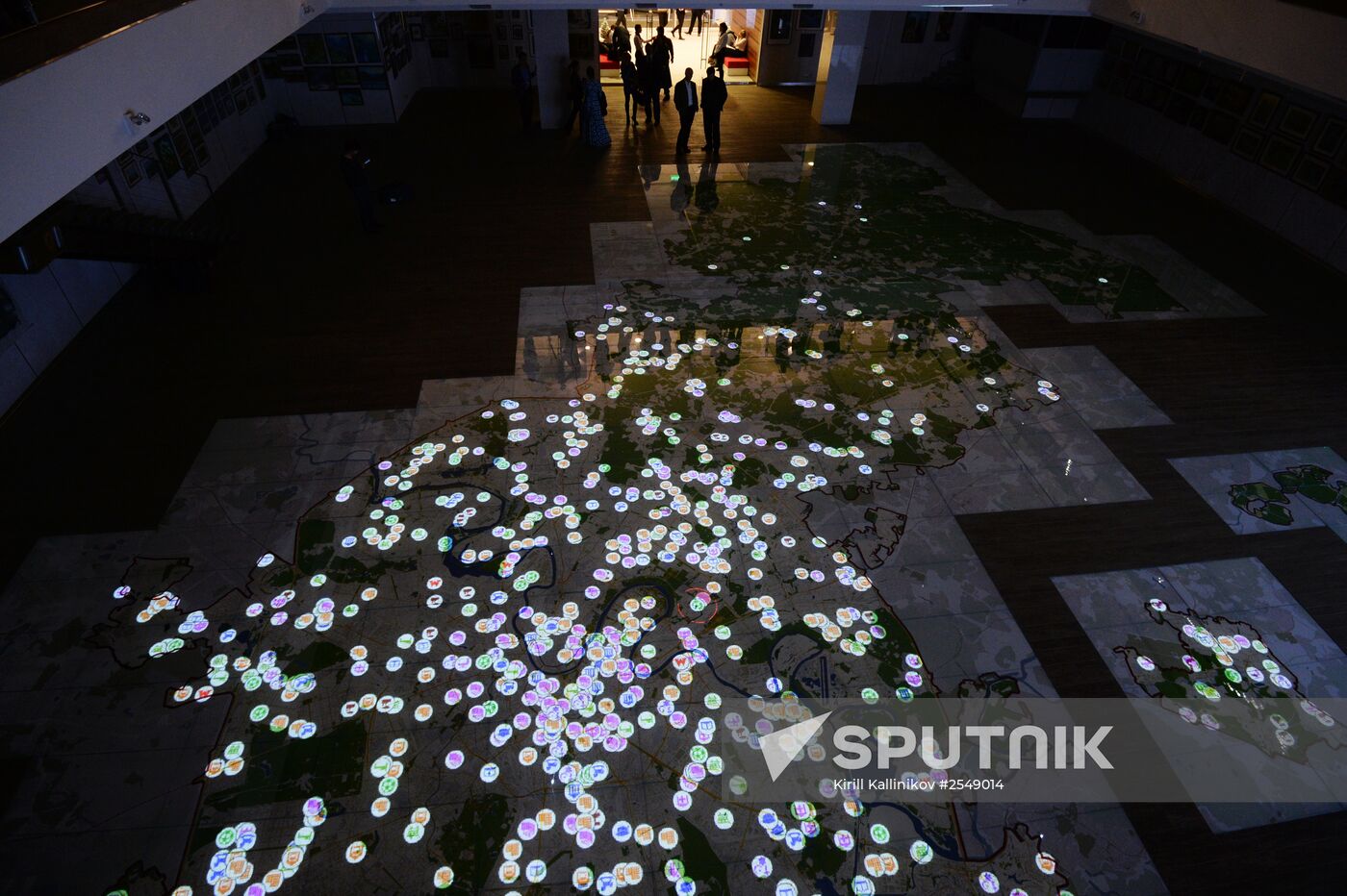 Opening of Interactive Moscow Map hall