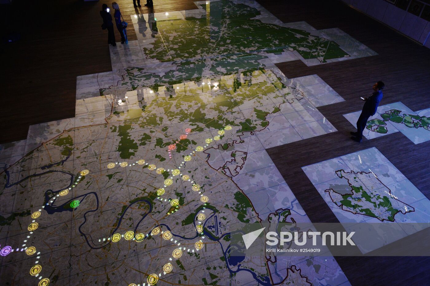 Opening of Interactive Moscow Map hall