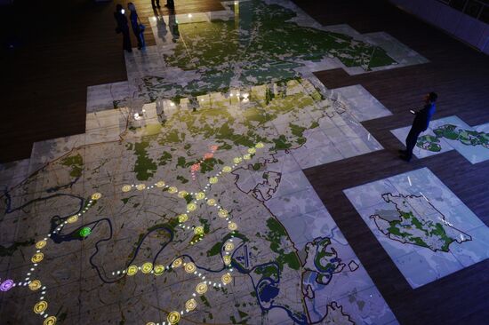 Opening of Interactive Moscow Map hall