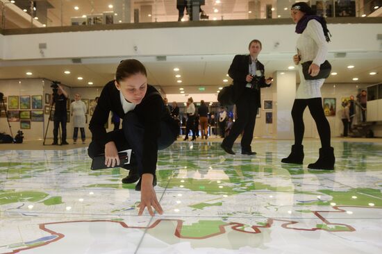 Opening of Interactive Moscow Map hall