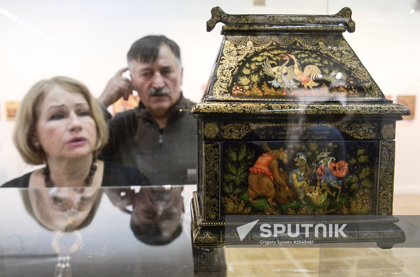 Opening of Palekh-Treasure of Russia exhibition