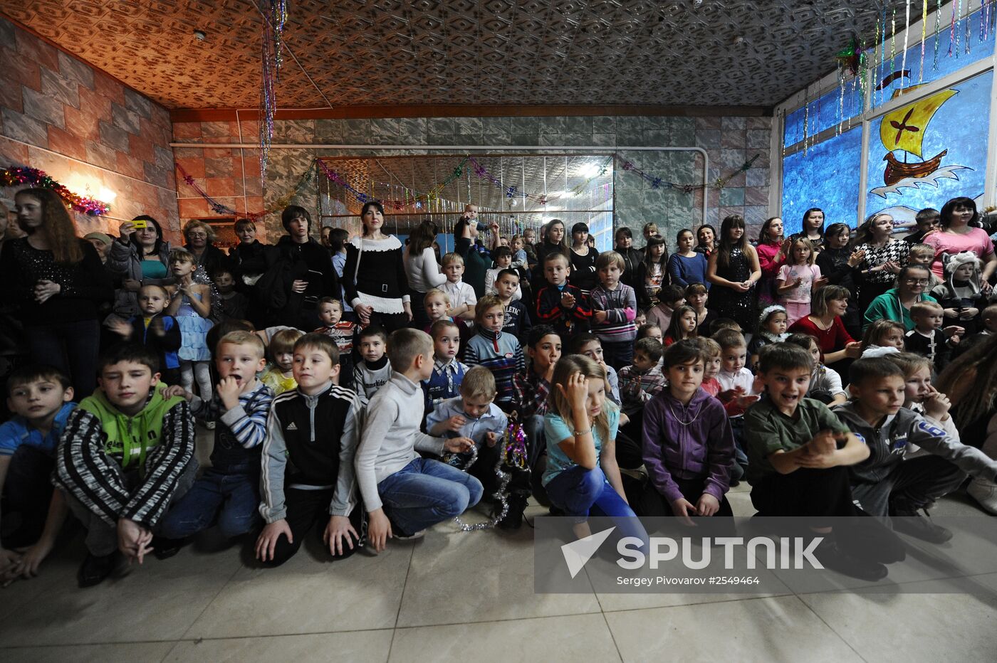New Year party for Ukrainian refugee children in Rostov Region