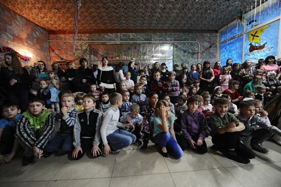 New Year party for Ukrainian refugee children in Rostov Region