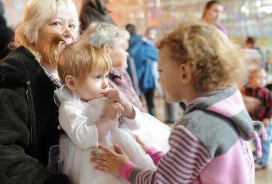 New Year party for Ukrainian refugee children in Rostov Region