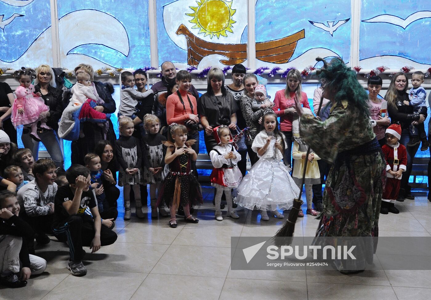 New Year party for Ukrainian refugee children in Rostov Region