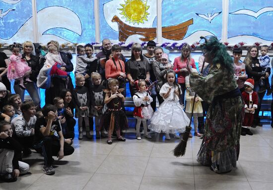 New Year party for Ukrainian refugee children in Rostov Region