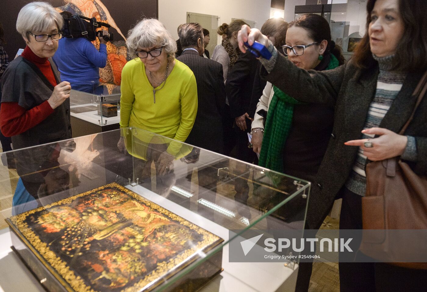 Opening of Palekh-Treasure of Russia exhibition
