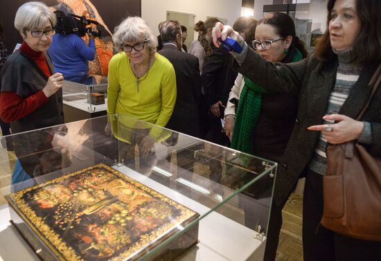 Opening of Palekh-Treasure of Russia exhibition
